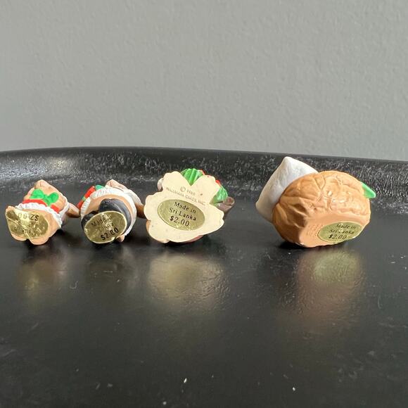 Lot of 4 Vintage 1986 Hallmark Merry Miniatures: Mr Mrs Mouse, Dog, Sleeping - Picture 4 of 11